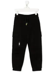 Джоггеры с карманами карго Dkny Kids, черный