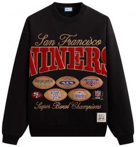 Свитшот Kith For The NFL San Francisco 49ers Vintage Crewneck, черный