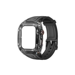 IBOANN Часы Strap Apple Compatibility TPU Material 278mm, Black Transparent Black