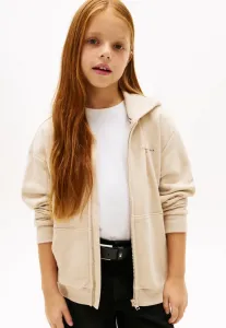 Толстовка на молнии из флиса с начесом и капюшоном Tommy Hilfiger, Classic Beige