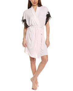 Накидка Natori Elegant с кружевной аппликацией, розовый