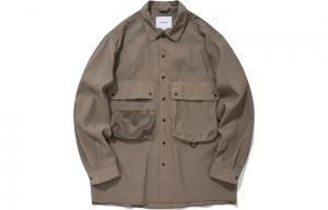 Рубашка-пальто Unisex COVERNAT, бежевый