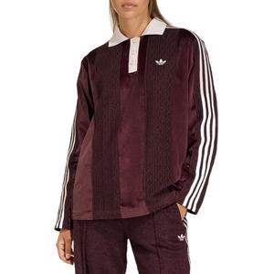 Женская поло Adidas Originals, фиолетовый