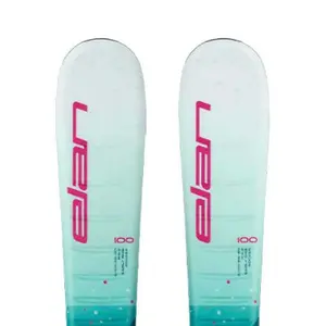 Горные лыжи Elan Starr JR Shift + EL 4.5 GW CA JRS WHT [I] junior, синий
