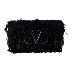 Valentino Локализованный логотип Плакетка Потёртая Детализированная Сумка через плечо