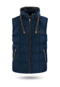 Мужской зимний стеганый жилет Тропе normani, темно-синий