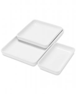 Набор из 3 вложенных друг в друга сервировочных ящиков James The Cellar, White