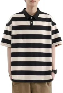 Мужская футболка с коротким рукавом и воротником