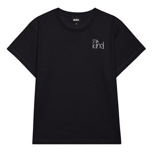 Женская футболка Be Kind с высокой талией Dalix, Black