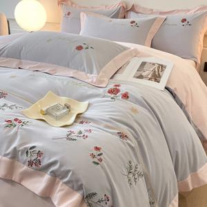 FUANNA Комплект постельного белья, 150 см, 4 предмета, пододеяльник 200×230 см