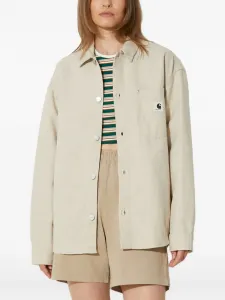 Рубашка-куртка с карманами и пуговицами Carhartt Wip, нейтральный