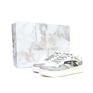 ANTA Свободные, легкие, дышащие и нескользящие низкие кроссовки для скейтбординга унисекс серо-белого цвета