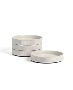 Набор из 4 мисок для пасты Haven Stone Lain, beige