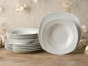 Столичный сервиз амели белый 12 предм Creatable, белый