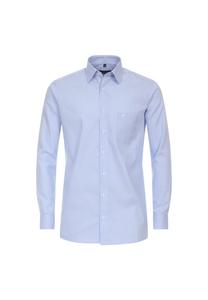 Рубашка в клетку удобная посадка деловая Casamoda, голубой