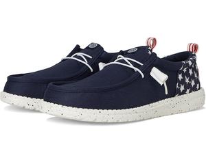 Лоферы Hey Dude Wally Funk Americana Stars, цвет Navy Blazer