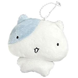 AIQINGCAOZHILIAN(WANJU) Плюшевый кулон AIQINGCAOZHILIANWANJU Blue White Multicolor Dazzle Cat высотой 10 см