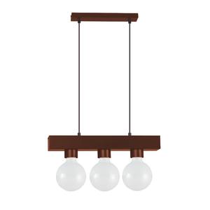 Подвесной светильник Lumicom, 10x30x7,5 см, темно-коричневый