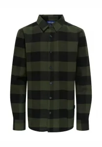Клетчатая рубашка osjgudmund Only & Sons Junior, Forest Night