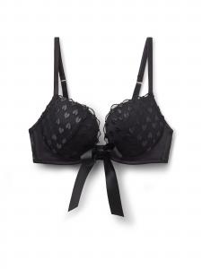 INTIMISSIMI Бюстгальтер-майка 'Monica The Love Club Valentine' в черном цвете