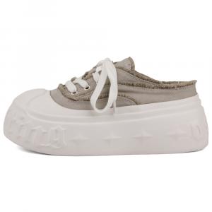 WENPU Женские закрытые тапочки серые, цвет Gray