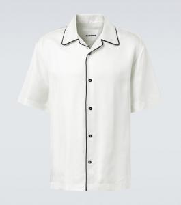 Оверсайз рубашка для боулинга Jil Sander, Lemon Green