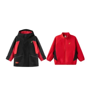 Детская куртка с капюшоном и утеплителем Asics, 9000 черный