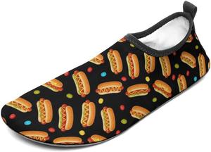 Водные тапочки для женщин и мужчин, носки для воды, босоножки, быстро сохнущие водные носки для йоги Woezkex, Pattern570