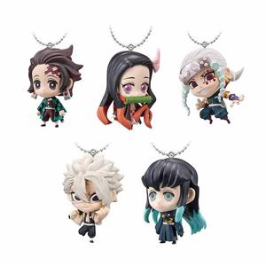 Набор кулонов в стиле «Истребитель демонов», третье издание, розыгрыш призов, полный набор из 5 штук Bandai, full box 5 pcs