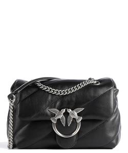 Миниатюрная сумка через плечо Love Puff из овчины Pinko, черный
