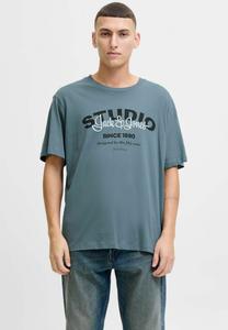 Футболка Jack & Jones GEDRUCKT , Stormy Weather/Blue-Grey