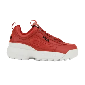 Кроссовки Fila Wmns Disruptor 2 Premium 'Red', красный
