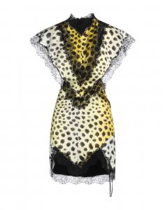 Мини-платье The Attico, желтый