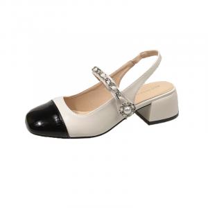 Туфли на высоком каблуке 4,5 см, женские CZRSK, Ecru