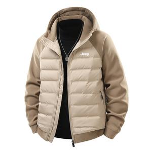 Пуховик Unisex Hooded Lightweight Others Jeep, хаки