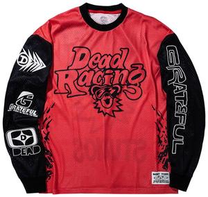 Мотоциклетная майка Market x Greateful Dead Market, красно-черная