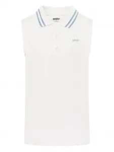 Рубашка поло без рукавов Levi's Kids, белый