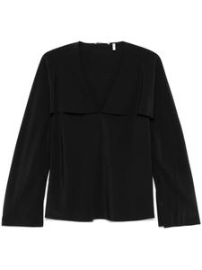 Helmut Lang блузка многослойного дизайна, черный