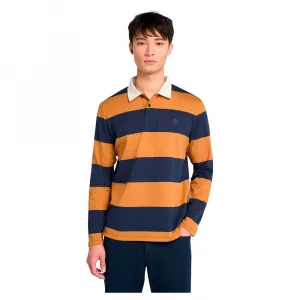 Поло с длинным рукавом Timberland Rugby, оранжевый