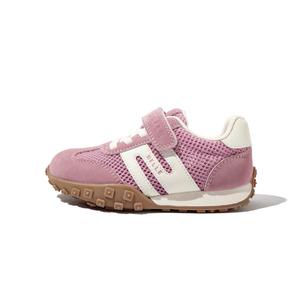 Нескользящие, амортизирующие, износостойкие, дышащие, низкие повседневные кроссовки для детей BELLE, персиковый/розовый