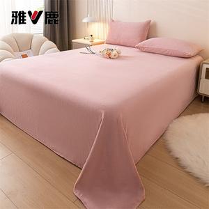 Yalu Простыня 200х230 см из молочного велюра, цвет cocoa powder