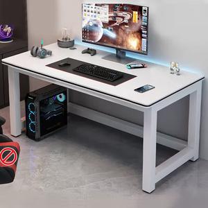 Компьютерный стол Zhuobo BZ08 120x60 см, усиленный и утолщенный, для гейминга и офиса, цвета Walnut и Gaming White