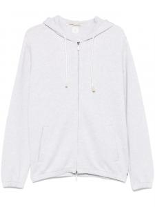 Толстовка Eleventy с капюшоном из меланжа, серый