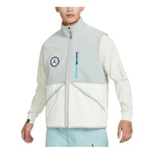 Жилеты свободные плюс бархат контрастная строчка теплый жилет Air Jordan, синий