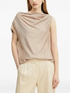 Топ Dorian без рукавов с драпировкой Marciano, светло-бежевый