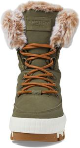 Женские зимние ботинки Sperry Torrent с шнуровкой, Olive