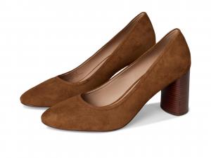 Туфли Cole Haan Nella Block Heel Pumps, цвет Tobacco Suede