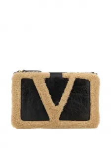 Клатч Viva Superstar из овчины Valentino Garavani, коричневый