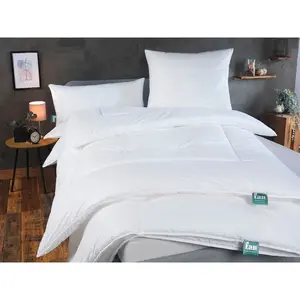 Покрывало из синтетического волокна First Class обычное, 1 шт. Fan, белый