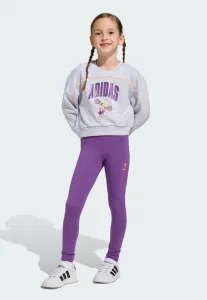 Леггинсы-Джоггеры с изображением минни маус Adidas Performance, Light Grey Heather/Semi Ice Tangerine